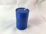 Alloy Blue Fuel 1/10 Scale 55 Gallon Drum / Container / Barrel RC Crawler CC01 SCX10 RC4WD D90