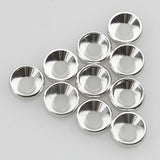 10PCS ALIENTAC M4 x 10mm x 2.5mm Aluminum Silver Counter-Sunk Screw Washers