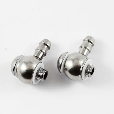 2pcs Aluminum 90-Degree M5 Threaded Water Nipple Connectors for RC Boat