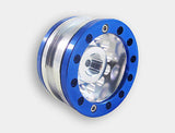 Blue & Silve 1.9 Heavy Duty Alloy Wheel Rim Set for 1/10 RC Crawlers - 4pcs