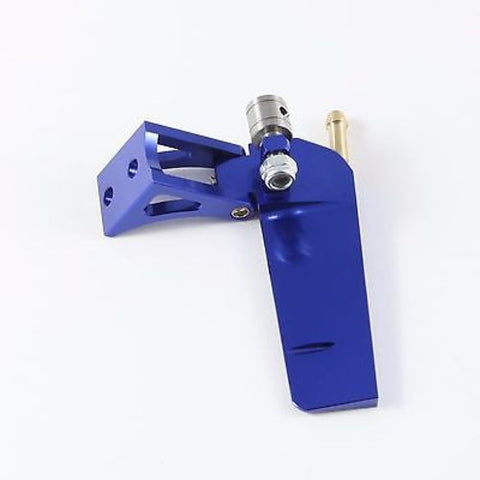52MM Aluminum Rudder Blue with Water Pickup for RC Boat, Brushless