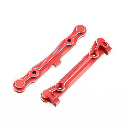 GDS RACING Alloy Rear Hing Pin Brace Set Red for Team Losi 5ive T