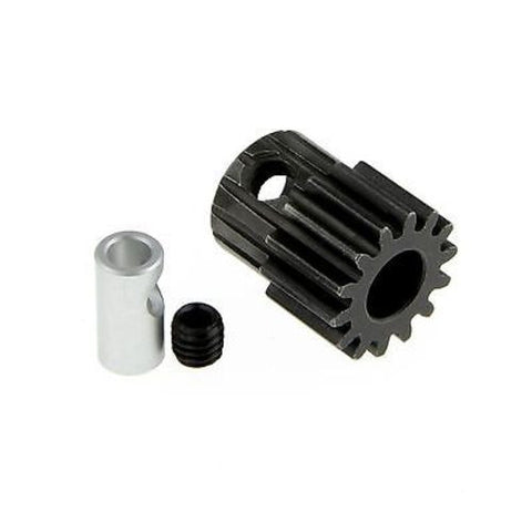 GDS Racing M0.8 14T Steel Pinion Gear for 1/8"(3.175mm) and 5mm Shaft