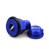 4PCS GDS Racing Extended Wheel Hex Hubs and Wheel Nut Blue for Losi 5ive T