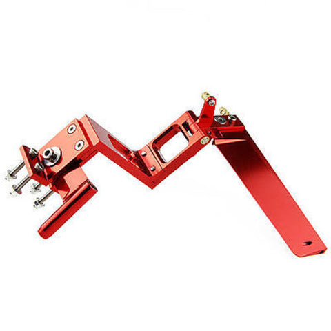 Z Type 110mm Rudder with Strut Red for 4mm Flex Cable R/C Boat