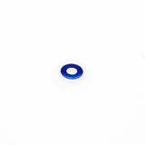 10PC 3mm x 6mm x 0.25mm Aluminum Alloy Blue Flat Washer/Spacer/Standoff