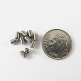 10PCS Stainless Hex Socket Grub Screw Cup Point Various Size(M2, M3, M4, M5)