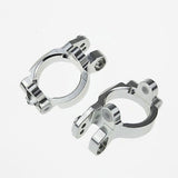 Aluminium Front C-Hub 1 Set Silver for 1/10 RC Axial Yeti 90026/90056 Buggy
