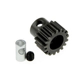 GDS Racing M0.8 17T Steel Pinion Gear for 1/8"(3.175mm) and 5mm Shaft