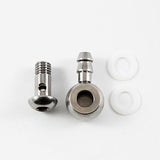 2pcs Aluminum 90-Degree M5 Threaded Water Nipple Connectors for RC Boat