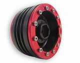 Red&Silve 1.9 Heavy Duty Alloy Wheel Rim for 1/10 RC Crawlers - 1PC