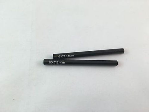 Alloy Rod M3x6x75mm for 1/10 RC Crawler Black - Link Arm DIY - 2 PCS