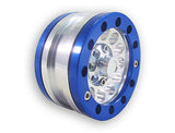 Blue & Silve 1.9 Heavy Duty Alloy Wheel Rim Set for 1/10 RC Crawlers - 4pcs