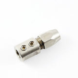 Steel Flex Collet Coupler for 5mm Motor Shaft and 4.76mm (3/16 inch) Flex Cable