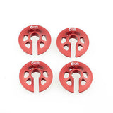 GDS RACING CNC Machined Alloy Shock Mounts 4pcs Red For Traxxas X-maxx 1/5