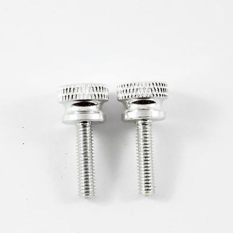 2pcs Aluminum Alloy M4 Thumb Screws Silver for RC Boat, Radio Box