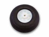 Rubber PU Wheel 2in/50.5mm with Plastic Hub for RC Airplane