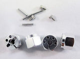 Aluminum 12mm HEX wheel hub 10mm thickness Silver 4pcs FOR RC Crawler SCX10