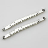 Aluminum Rear Lower Chassis Link Silver for 1/10 Axial Yeti 90026/90056 RC Buggy