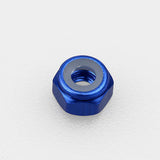 10PCS ALIENTAC Aluminum M3 Blue Nylon Hex Insert Self-Lock Nuts