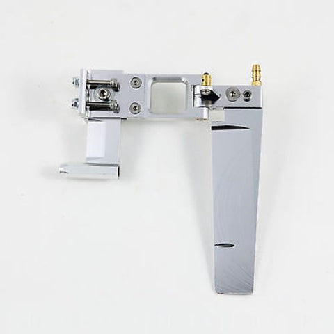 110mm Rudder With Adjustable Strut Silver for 4mm Propeller Shaft RC Racing Boat