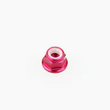 10PCS ALIENTAC Aluminum M3 Red Nylon Hex Insert Flange Collar Self-Lock Nuts