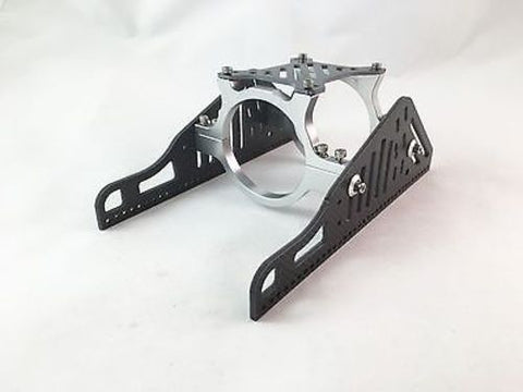 Carbon Fiber Motor Mount for 56mm Motor Silver, Brushless RC Boat