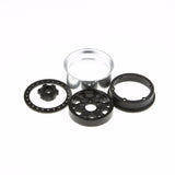 GDS Racing Four 1.9" Black Alloy Beadlock Wheel Rim Wide 1" for RC Model #096