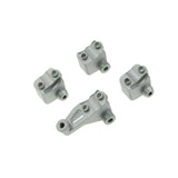 GDS Racing CNC Alloy Front&Rear Lower Link Shock Mount For Traxxas Trx-4 Silver
