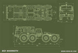 CROSS-RC BC8 MAMMOTH 1/12 8X8 Simulated Off-Road Military Truck RC Model KIT Basic Version