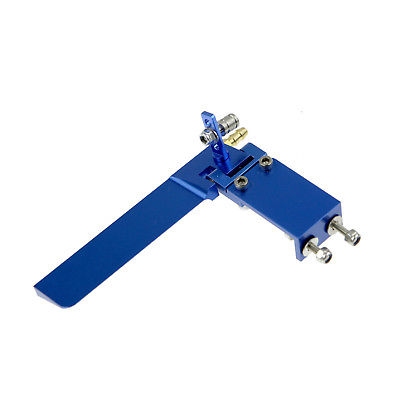 95mm Aluminium Rudder with Water Pickup for R/C Boat Blue