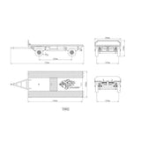 CROSS RC Model Plastic 1/12 Full Trailer Truck T002 Kit 725MM Tractor Car Wheel