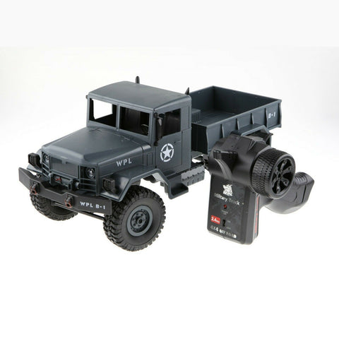 WPL #B14 RTR RC Military Truck Kits 4WD 1/16 Off-road Crawler Toy for Kids