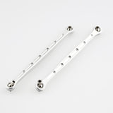 GDS Racing Alloy Tie Rods Silver for Traxxas 1/5 Xmaxx Silver 2 pieces