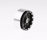 GDS Racing Four 1.9" Black Alloy Beadlock Wheel Rim Wide 1" for RC Model #093BK