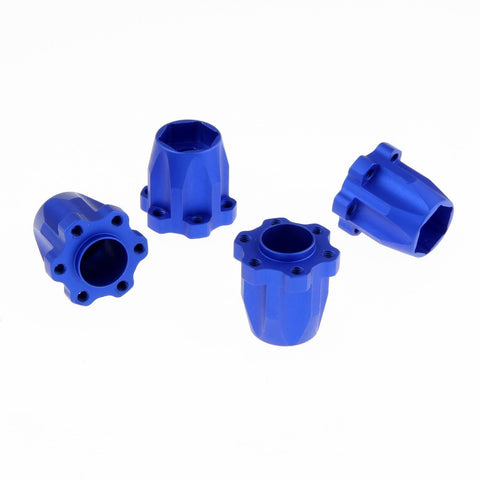 12mm Hex Hubs Set, 23mm Height, Blue for GDS Racing 1.9" and 2.2" Alloy Wheels