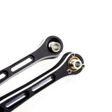 GDS Racing Alloy Tie Rods Black for Traxxas 1/5 Xmaxx Silver 2 Pieces