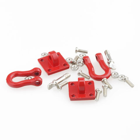 1/10 Scale Shackles Winch Hooks 1pair for 1/10 RC Crawler SCX10 Truck Accessory
