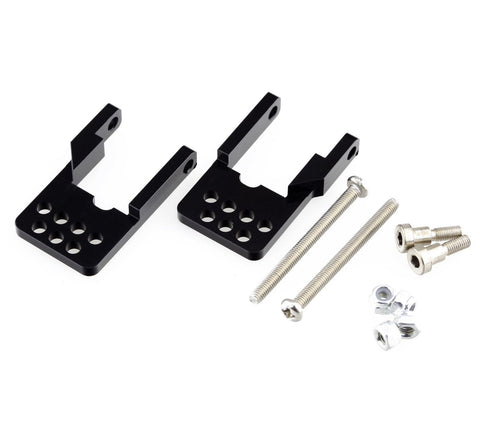 Adjustable Rear Shock Mounts Set Black For Tamiya CC01 1/10 RC Crawler