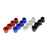 12mm Hex Hubs Set, 20mm Height, Red for GDS Racing 1.9" and 2.2" Alloy Wheels