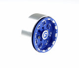 GDS Racing Four 1.9" Blue Alloy Beadlock Wheel Rim Wide 1" for RC Model #093BL