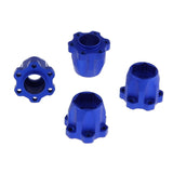 12mm Hex Hubs Set, 20mm Height, Blue for GDS Racing 1.9" and 2.2" Alloy Wheels
