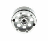 GDS Racing Four 1.9" Silver Alloy Beadlock Wheel Rim Wide 1" for RC Model #093SL
