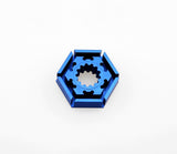 GDS Racing Extend Wheels Hex Hubs Blue for Traxxas X-MAXX 1/5 RC Truck (4pc)