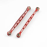 GDS Racing Alloy Tie Rods Red for Traxxas 1/5 Xmaxx Silver 2 pieces