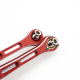 GDS Racing Alloy Tie Rods Red for Traxxas 1/5 Xmaxx Silver 2 pieces