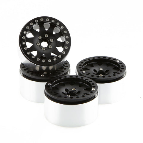 ALIENTAC Four(4) OD 2.2" Wide 1.4" Alloy Beadlock Wheel Rim for RC Model #084