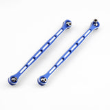 GDS Racing Alloy Tie Rods Blue for Traxxas 1/5 Xmaxx Silver 2 pieces