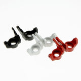 GDS Racing Large Angle Front Knuckle Steering Arms Silve For Axial SCX10 II Pair