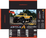 CROSS-RC PG4A 4WD 1/10 Scale Off Road Truck Rock Crawler KIT